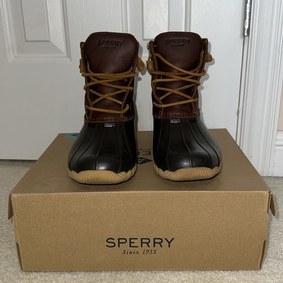 Sperry Saltwater Duck Boot Tan Size 8 - Picture 7 of 7